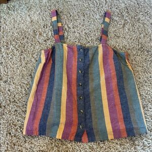 Madewell Multicolored Striped Tank